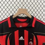 AC Milan 2006/2007 Home Kids Jersey - 图片 3