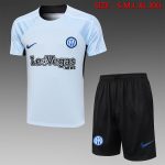 Inter Milan 23-24 Light Gray Short Sleeve Training Suit