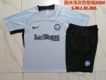 Inter Milan 23-24 Light Gray Short Sleeve Training Suit - 图片 9