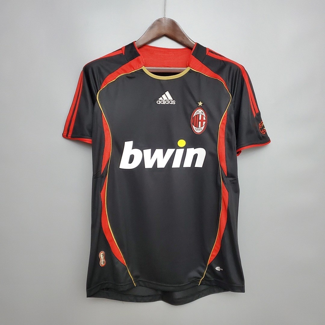 JER-5752_1 2006 AC Milan Third Away Retro Shirt - 图片 1