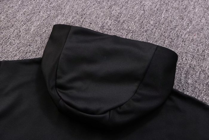 Inter Milan 22-23 Black Long Zip Jacket with Hood - 图片 3
