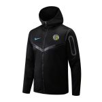 Inter Milan 22-23 Black Long Zip Jacket with Hood - 图片 8