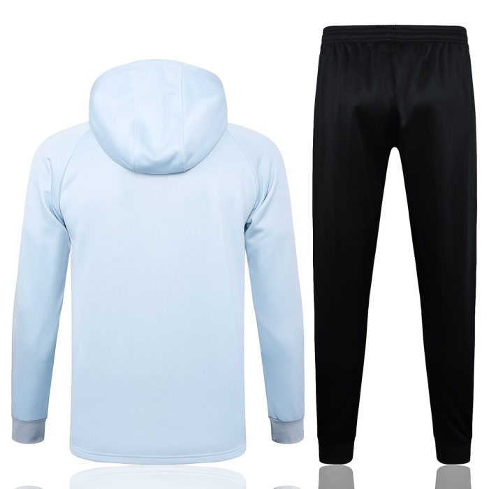 Inter Milan 23-24 Long Zip Jacket Light Gray - 图片 7