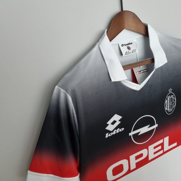 Retro AC Milan 95/96 Training Suit Black & White - 图片 5