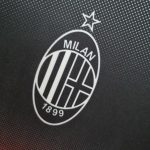 Retro AC Milan 95/96 Training Suit Black & White - 图片 6