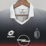 Retro AC Milan 95/96 Training Suit Black & White - 图片 7