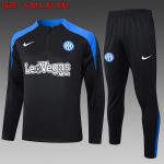 Inter Milan 24/25 Half-Zip Jacket Black