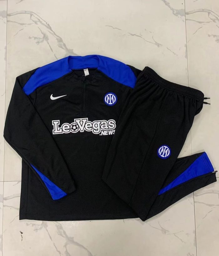 Inter Milan 24/25 Half-Zip Jacket Black - 图片 9