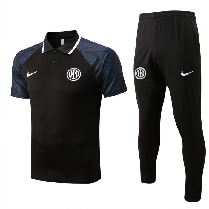 Inter Milan 22-23 Polo Shirt Black - 图片 8