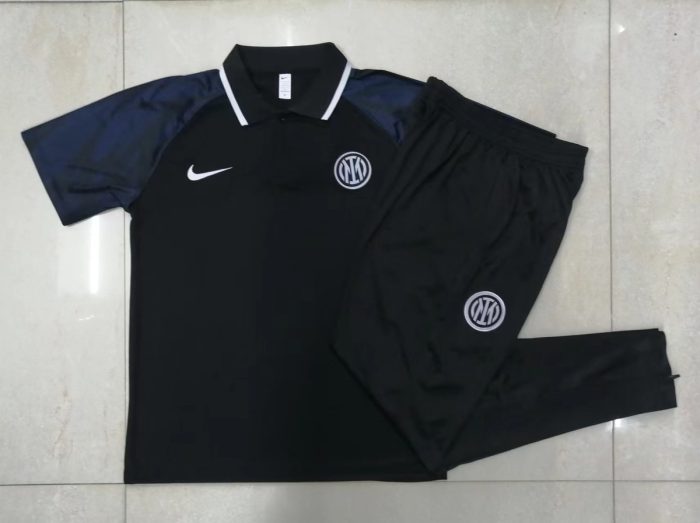 Inter Milan 22-23 Polo Shirt Black - 图片 9