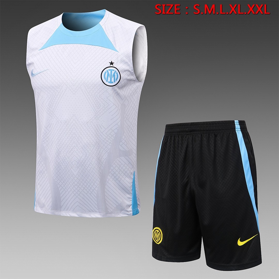 Inter Milan 22/23 White Vest