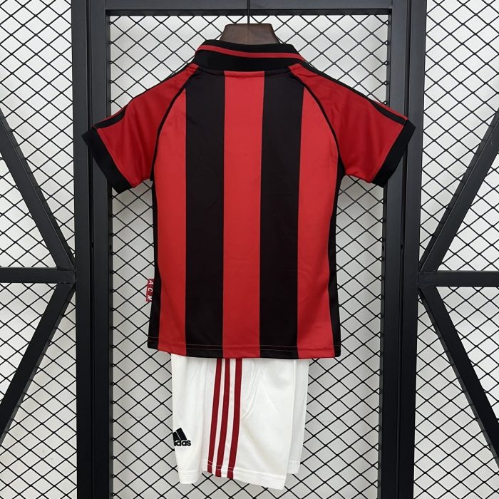 AC Milan 1998/1999 Home Kids Jersey - 图片 5