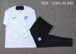 Inter Milan 23-24 Half Zip Jacket Light Gray - 图片 2