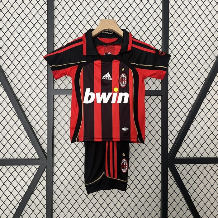 AC Milan 2006/07 Home Kids Jersey - 图片 8