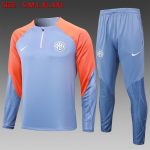 Inter Milan 24/25 Half-Zip Jacket Grey