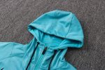 Inter Milan 21-22 Light Blue Long Zip Jacket with Hood - 图片 6