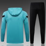Inter Milan 21-22 Light Blue Long Zip Jacket with Hood - 图片 8