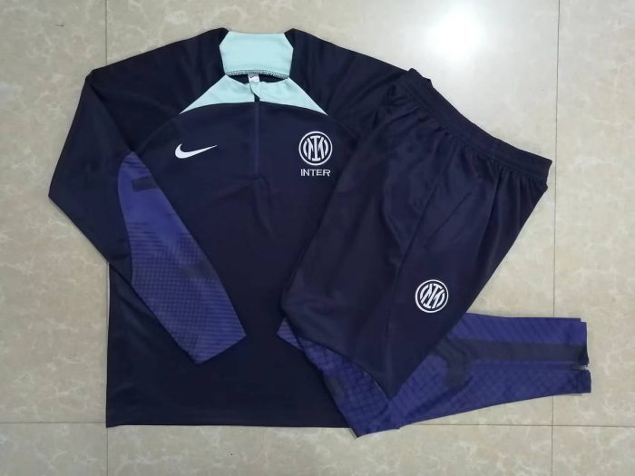Inter Milan 22-23 Half-Zip Jacket Light Purple - 图片 9