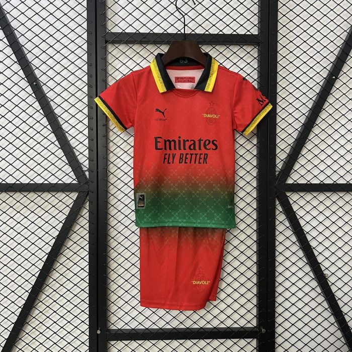 AC Milan 25/26 Co-Branded Edition Kids Jersey - 图片 4
