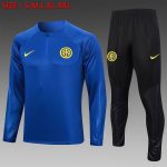 Inter Milan 23-24 Half-Zip Jacket Colorful Blue
