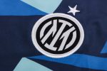 Inter Milan 22/23 Blue Splatter Print Short Sleeve Training Suit - 图片 5