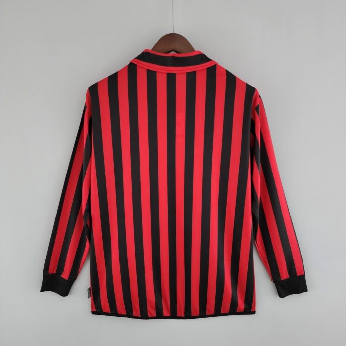 AC Milan 1999/2000 Home Retro Long Sleeve Jersey - 图片 2