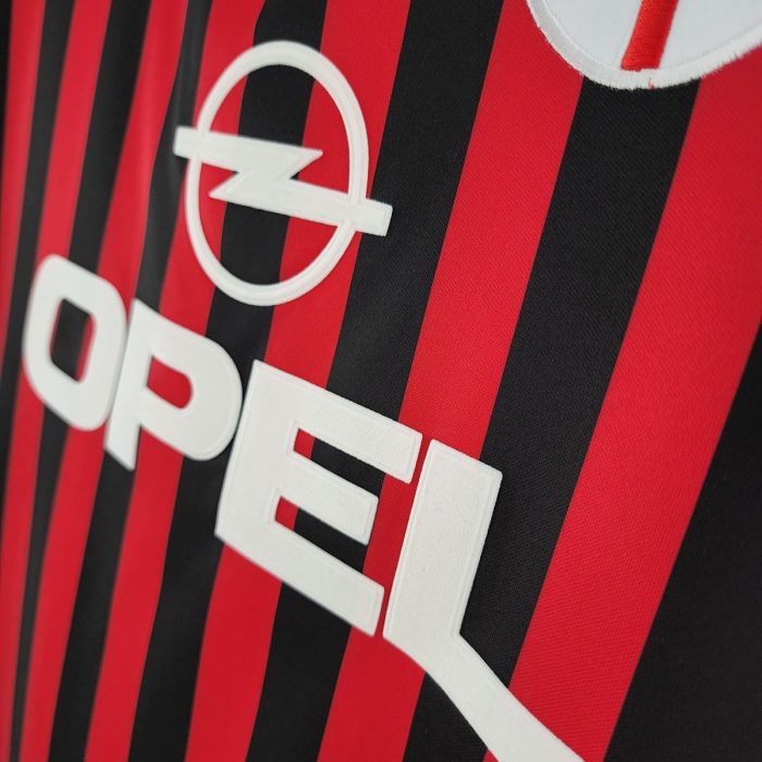 AC Milan 1999/2000 Home Retro Long Sleeve Jersey - 图片 6