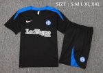Inter Milan 24/25 Black Short Sleeve Training Kit - 图片 2