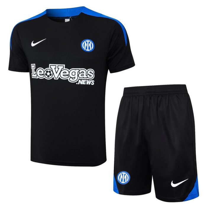 Inter Milan 24/25 Black Short Sleeve Training Kit - 图片 8