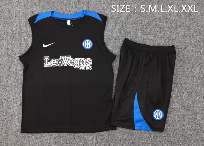 Inter Milan 24-25 Vest Black - 图片 2