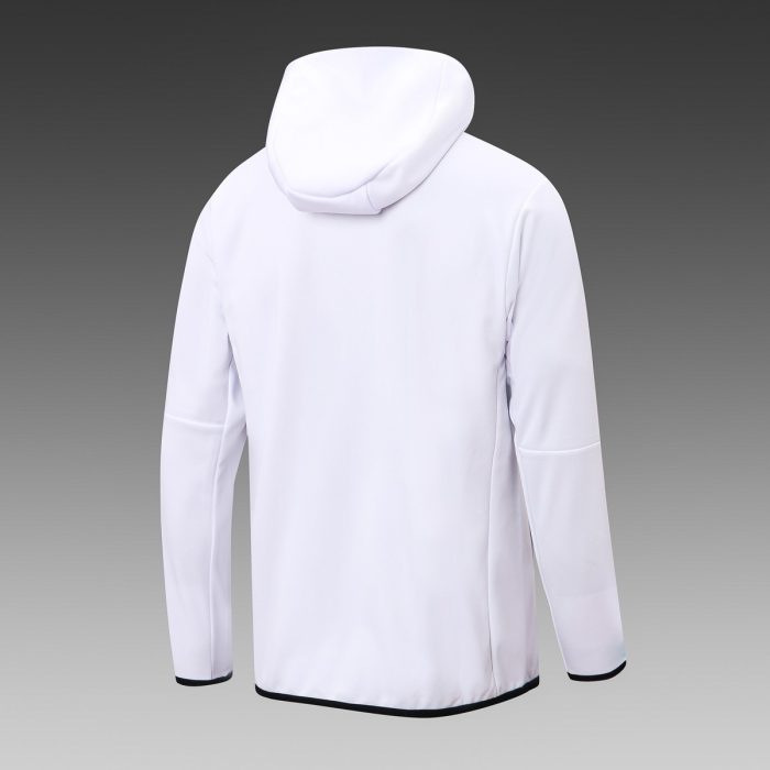 Inter Milan 22/23 White Long Zip Jacket with Hood - 图片 4