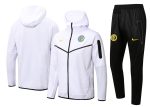 Inter Milan 22/23 White Long Zip Jacket with Hood - 图片 5