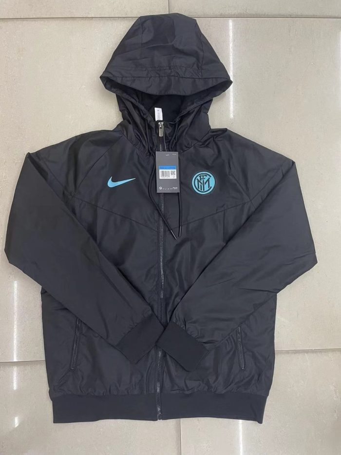 Inter Milan 22-23 Black Windbreaker - 图片 9
