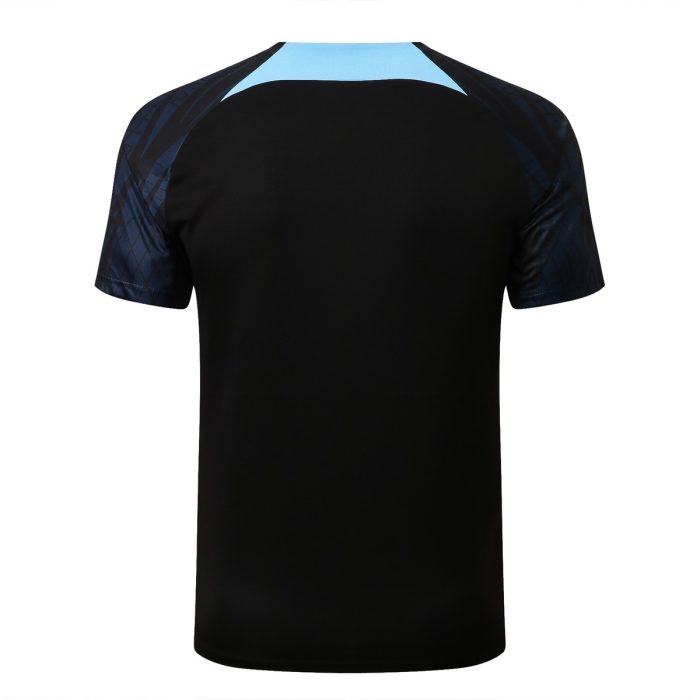 Inter Milan 2022-2023 Black Training Short Sleeve Set (with Pants) - 图片 7