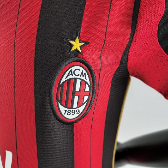 Retro AC Milan 2013/2014 Home Kids Jersey - 图片 8