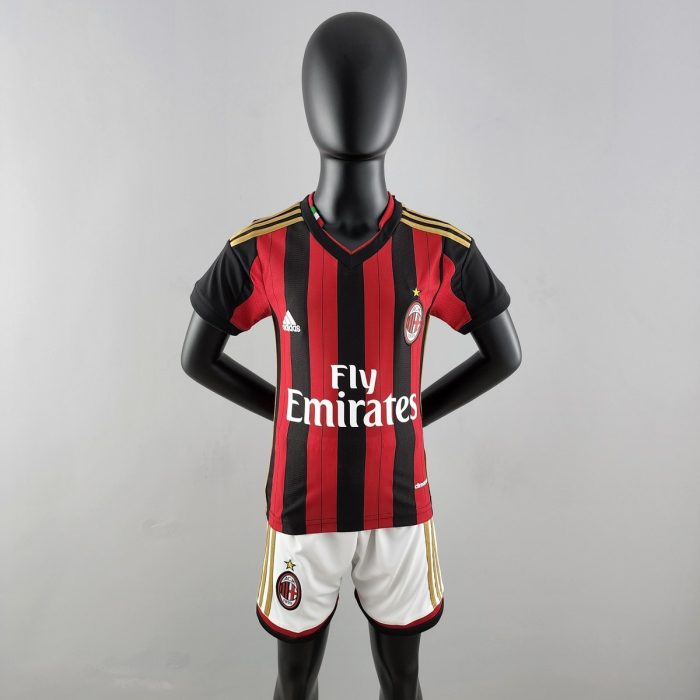 Retro AC Milan 2013/2014 Home Kids Jersey - 图片 9