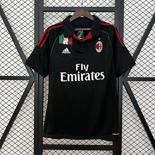 JER-5784_1 AC Milan 2012/2013 Retro Black Jersey - 图片 1