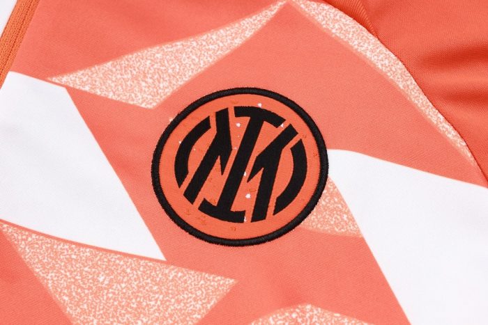 Inter Milan 24-25 Orange Half-Zip Jacket - 图片 6