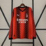 AC Milan 23/24 Home Long Sleeve Jersey - 图片 4