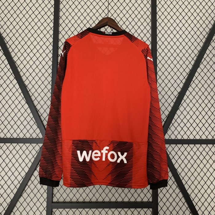 AC Milan 23/24 Home Long Sleeve Jersey - 图片 6
