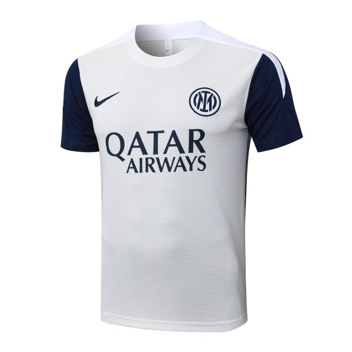 Inter Milan 25/26 Short Sleeve Training T-Shirt in Off-White - 图片 8