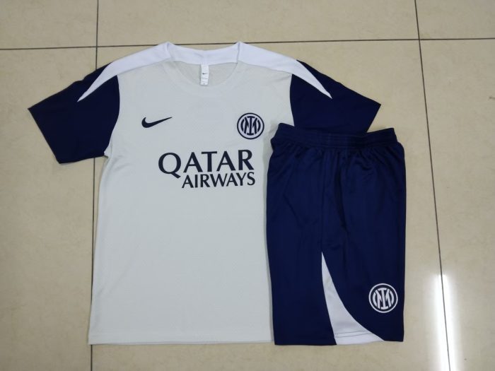 Inter Milan 25/26 Short Sleeve Training T-Shirt in Off-White - 图片 9