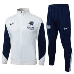 Inter Milan Long Zipper Jacket in White - 图片 8