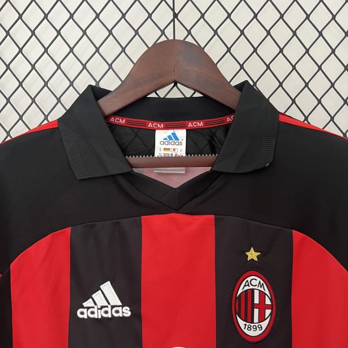 AC Milan 2001/2002 Home Retro Shirt - 图片 2