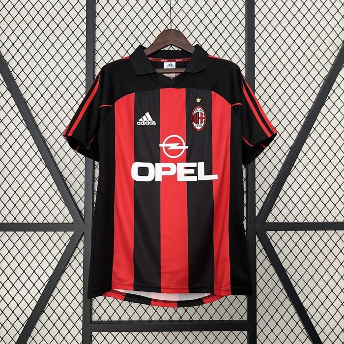 AC Milan 2001/2002 Home Retro Shirt - 图片 3