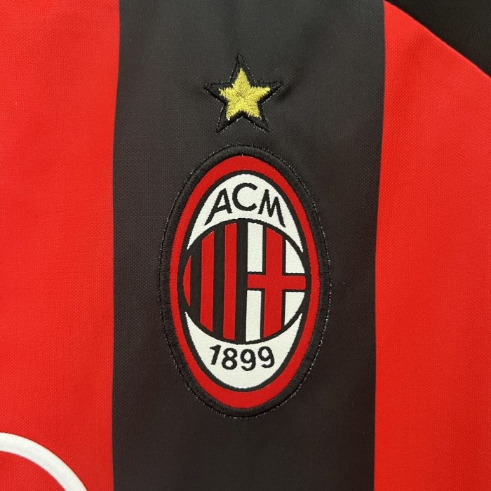 AC Milan 2001/2002 Home Retro Shirt - 图片 8