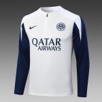 Inter Milan 2526 Half-Zip Jacket in White - 图片 8