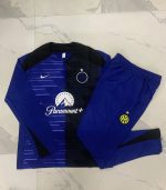 Inter Milan 24-25 Half-Zip Jacket Colorful Blue Spray Print - 图片 9