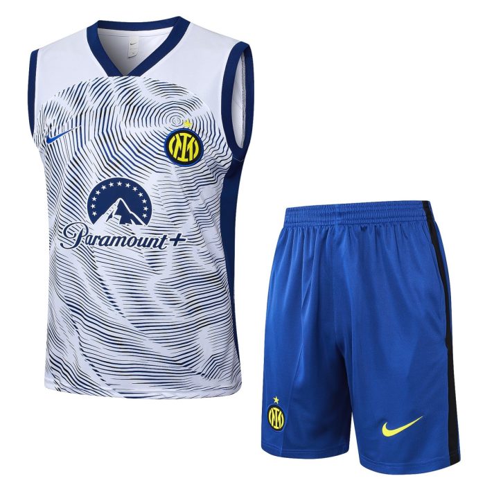 Inter Milan 24/25 White Ink Spray Vest - 图片 3