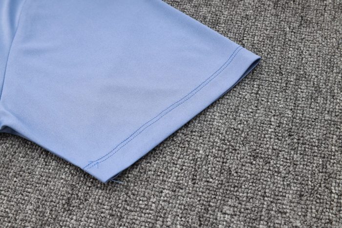 Inter Milan 24-25 Polo Grey with Blue Collar - 图片 4